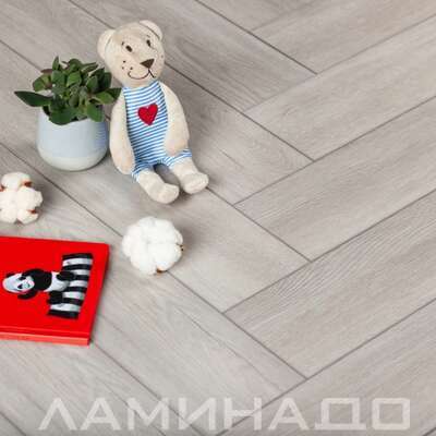 Виниловый пол SPC Aberhof Carmelita 0701 елочкой