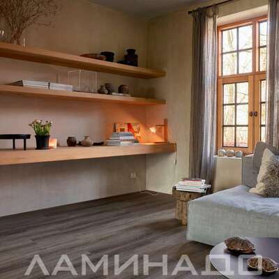 Замковый виниловый пол BerryAlloc 60001355 FRENCH GREY фото в интерьере