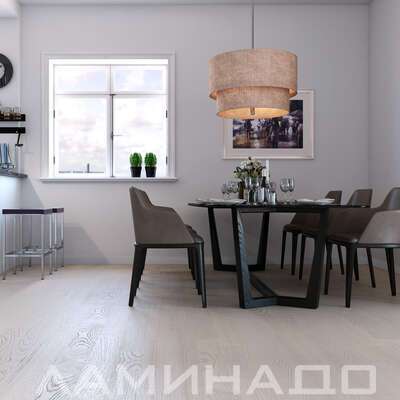 Паркетная доска Polarwood Classic Ясень Ricotta Matt 3s