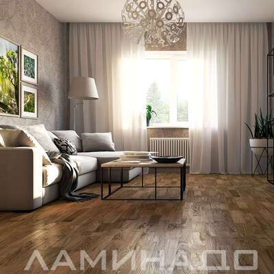 Паркетная доска Polarwood Classic Дуб Toffee Matt 3s