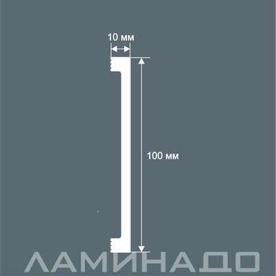 Плинтус напольный экополимер Cosca Decor PX057