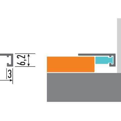 Микроплинтус МС 18 (черный)