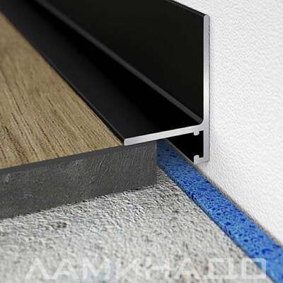 Микроплинтус МС 16-20 (черный)