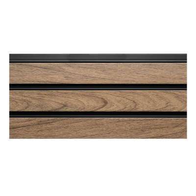 Стеновая панель Grace Rail 3D Дуб антик (2700х120х10мм)