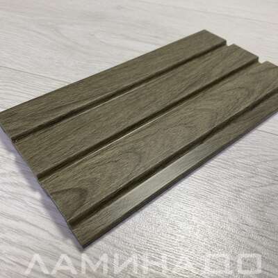 Стеновая панель Grace Rail 3D Дуб антик однотон (2700х120х10мм)