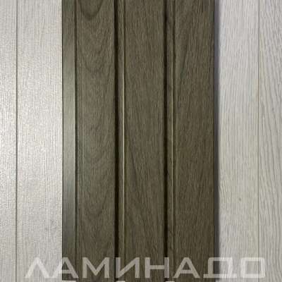 Стеновая панель Grace Rail 3D Дуб антик однотон (2700х120х10мм)
