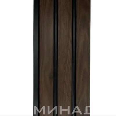 Стеновая панель Grace Rail 3D Махагон (2700х120х10мм)