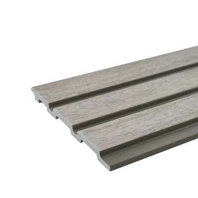 Стеновая панель Grace Rail 3D Сосна серая (2700х120х10мм)