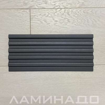 Стеновая панель ZETA S-Line Graphite (122x12x2800мм)