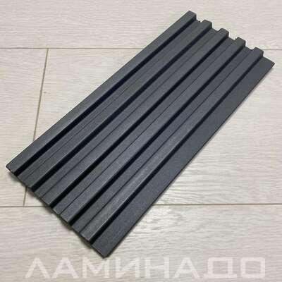 Стеновая панель ZETA S-Line Graphite (122x12x2800мм)