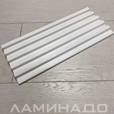 Стеновая панель ZETA S-Line WHITE (122x12x2800мм)