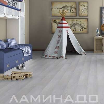 Ламинат Tarkett Woodstock 4V Дуб Снежный Люкс